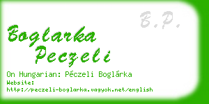 boglarka peczeli business card